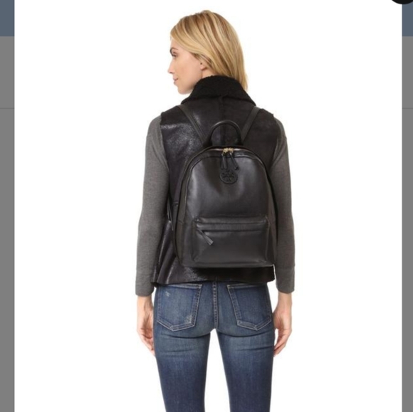 SOLD:::Tory Burch leather backpack - Picture 4 of 8